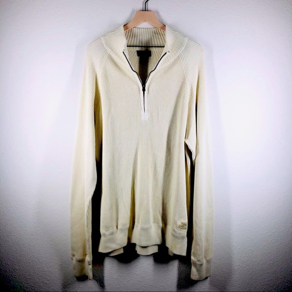 Polo Jeans Company Ralph Lauren Ribbed Half Zip Sweater XXL - Picture 5 of 7